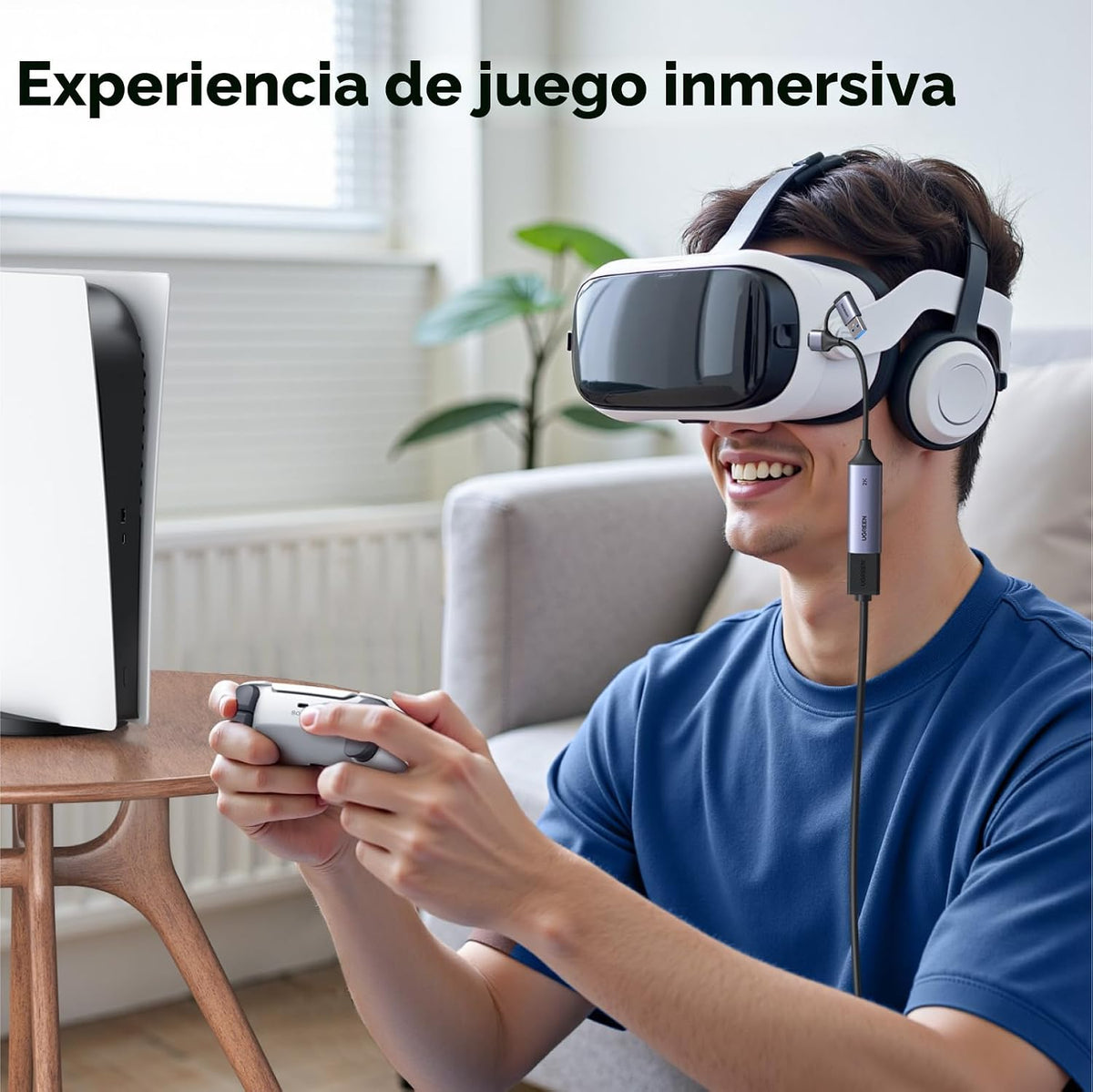 UGREEN 2K@30Hz 1080P 60FPS Tarjeta de captura de vídeo 4K Entrada H...