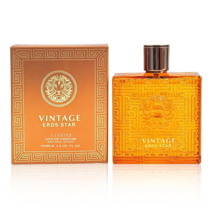 A CENTER Vintage Heroes Star Eau de Parfum para hombre, 3.4 onzas l...