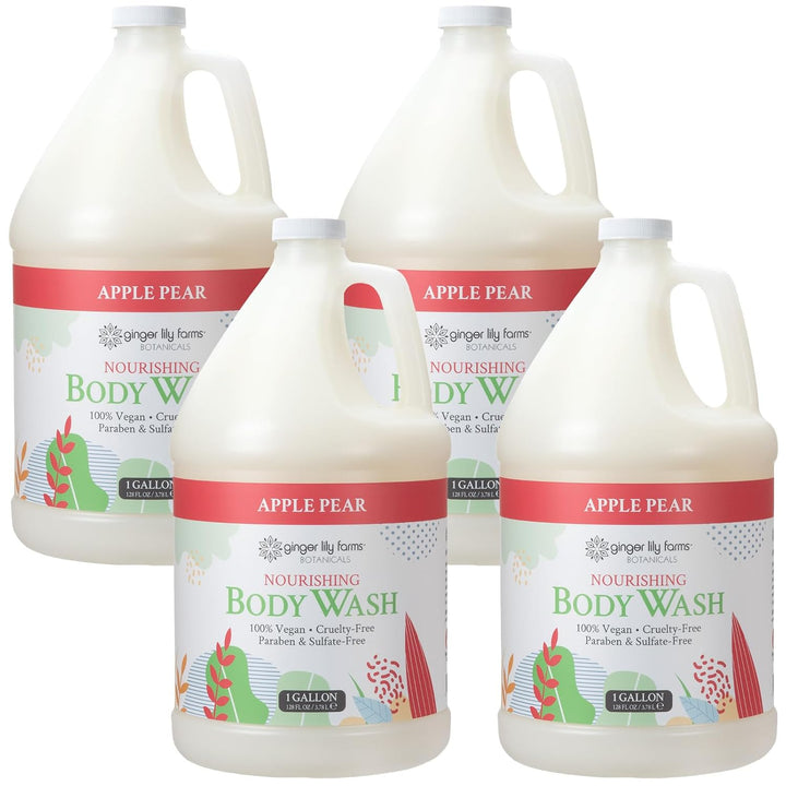 Ginger Lily Farms Botanicals - Jabón corporal nutritivo, 100% vegan...