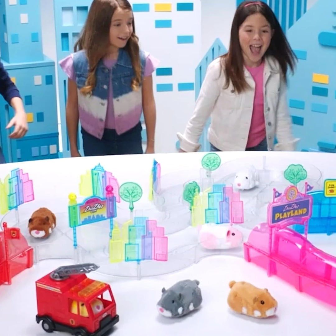 ZhuZhu City Noria con Hámster Scoodles Perfecto para