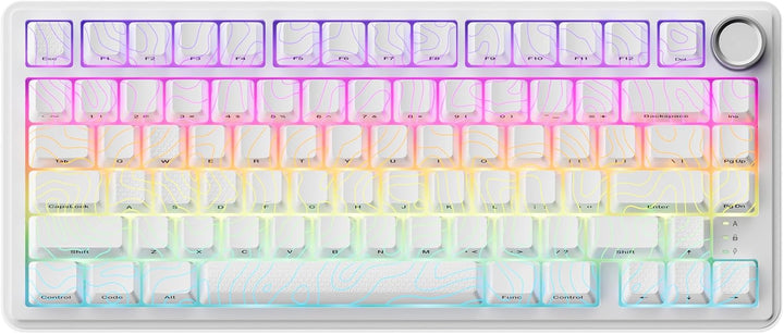 X XVX M75 Teclado mecánico inalámbrico 75% para juegos, BT5.0\/2.4G...