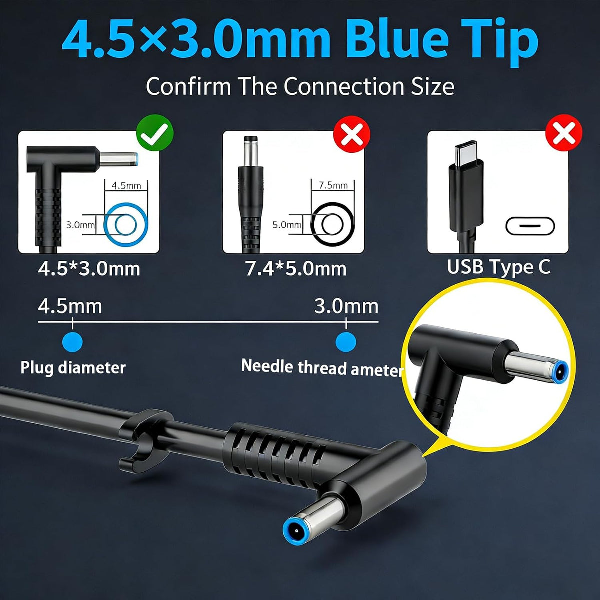Reemplazo del cargador del ordenador portátil 230w 200w para el adaptador
