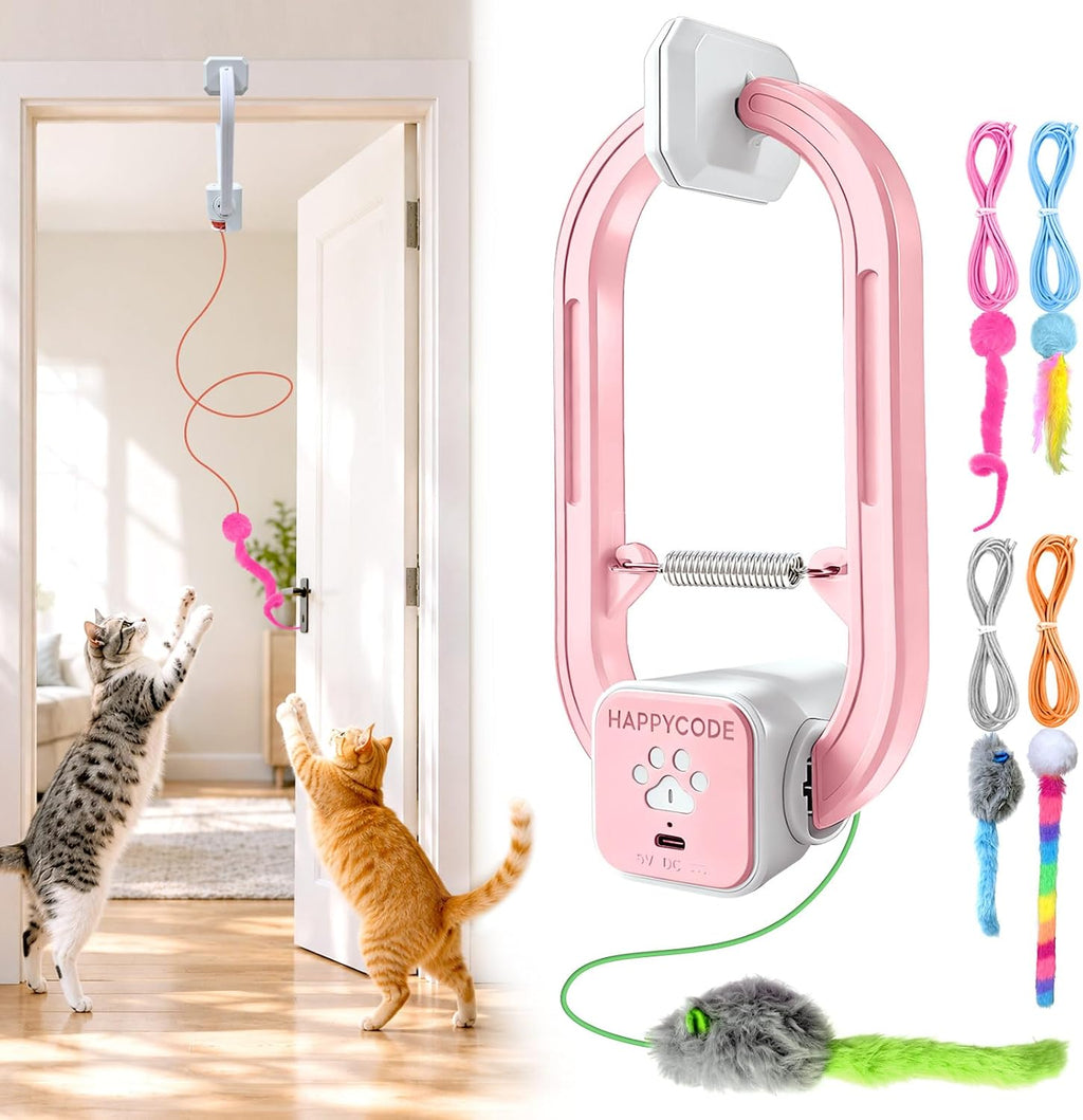 Teaser eléctrico para gatos, juguete automático para gatos de interior