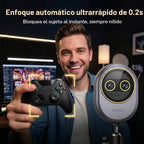 EMEET Cámara web 4K de doble cámara Piko para transmisión, gran angular y