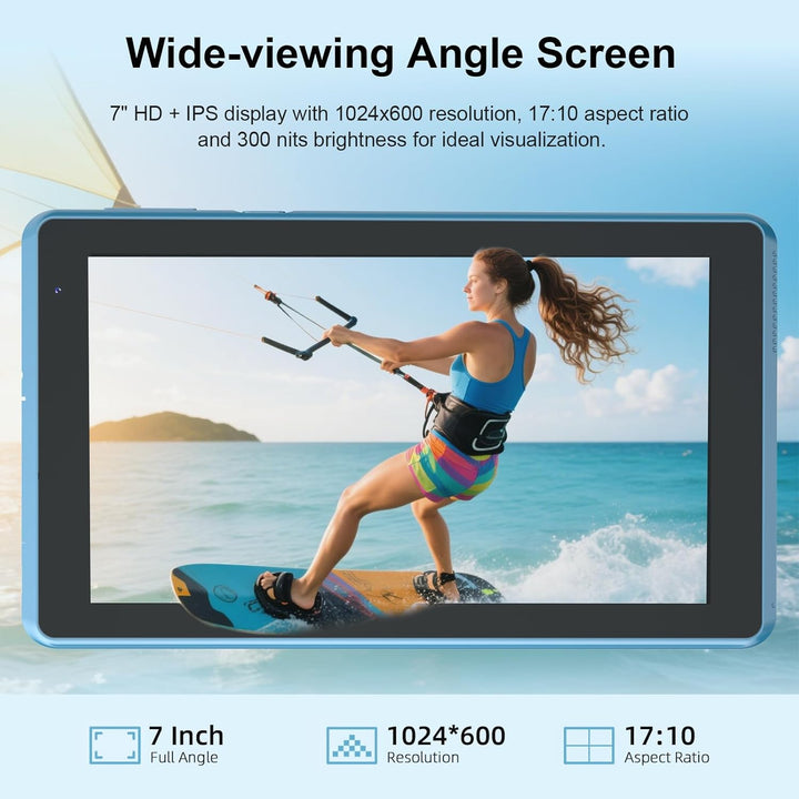 Tableta COOPERS Android 15 Tablets de 7 pulgadas, 8GB RAM, 32GB ROM...