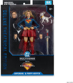 McFarlane Toys - DC Multiverse Supergirl and Baby Krypto (Supergirl Movie) Figura