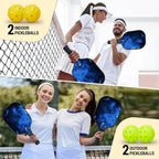 DULCE DOM Juego de 2/4 palas de pickleball - Aprobado por USAPA