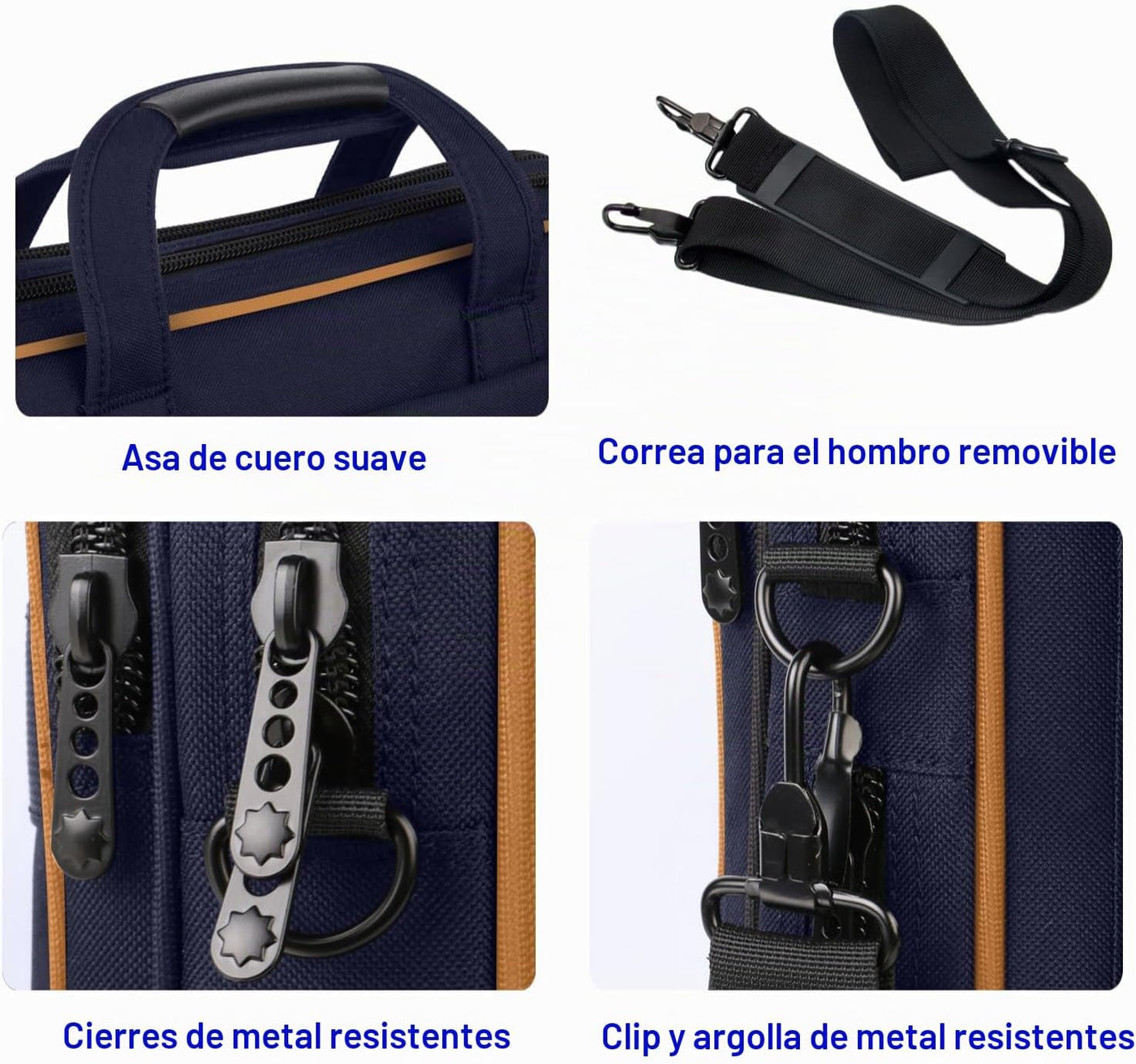 Taygeer Maletín para hombre, 15.6 pulgadas resistente al agua, bols...