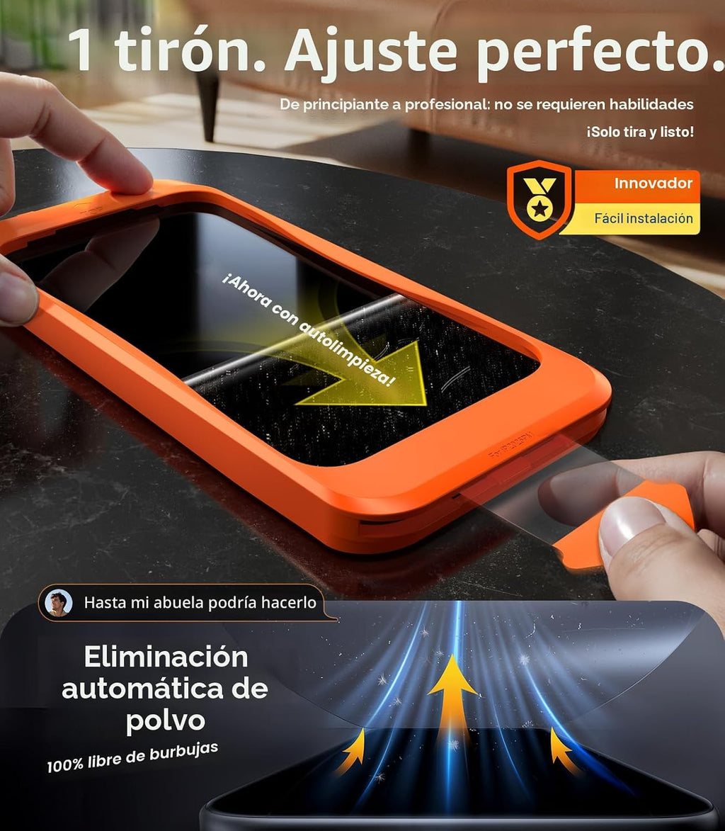 UltraGlass TOP 9H+ Armor - Protector de pantalla de privacidad para iPhone