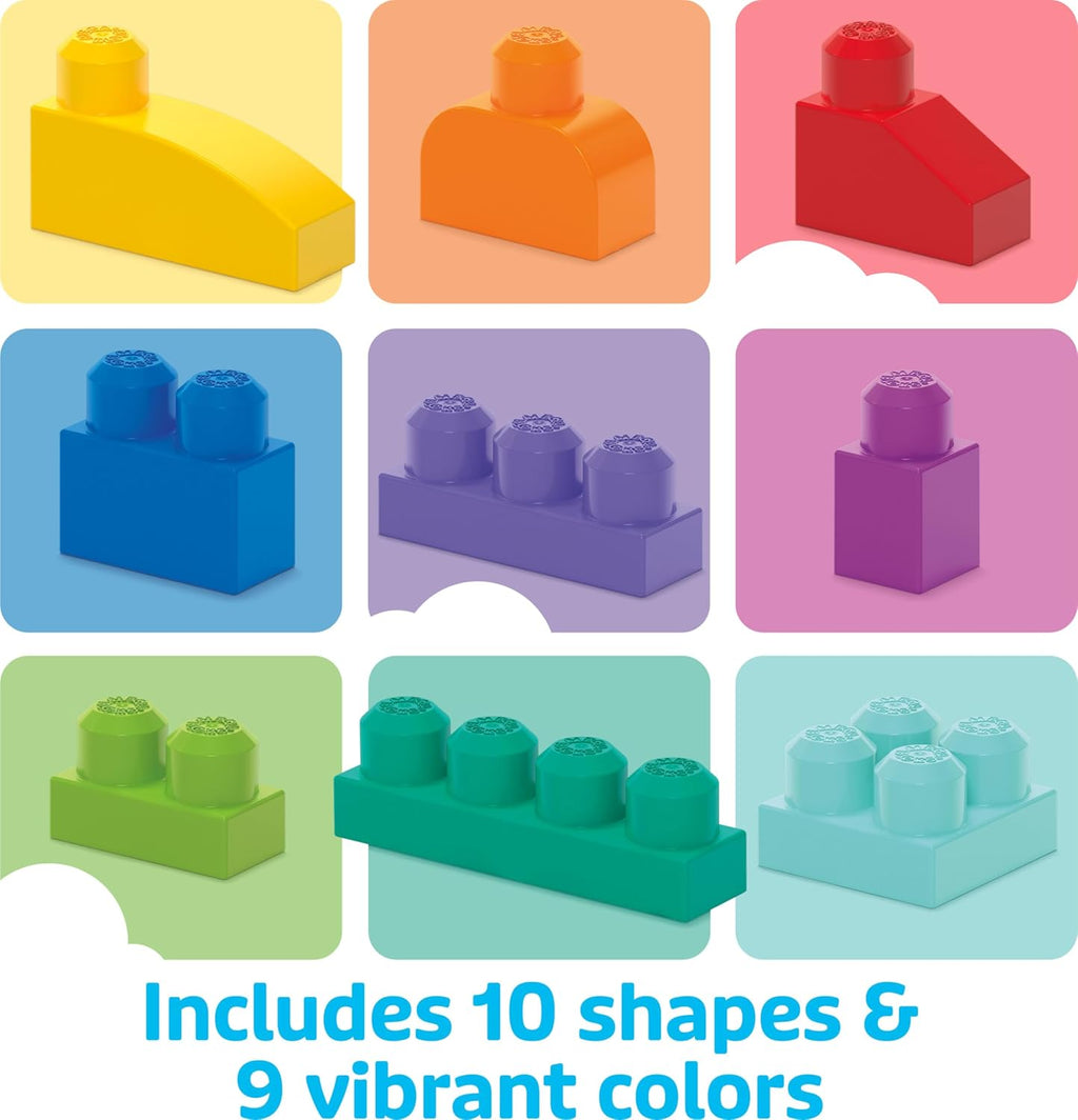 Mega Bloks First Builders - Juego de juguetes de bloques