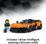 LEGO Speed Champions McLaren W1 - Juguete de auto de