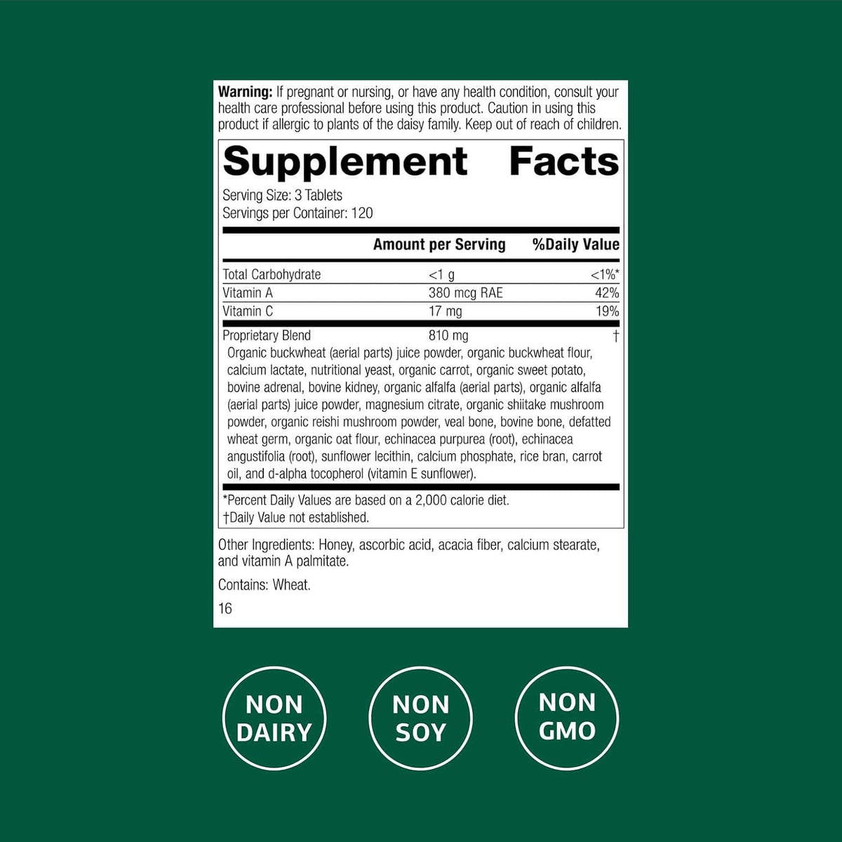 Standard Process Cataplex A-C-P Suplemento dietético saludable para...