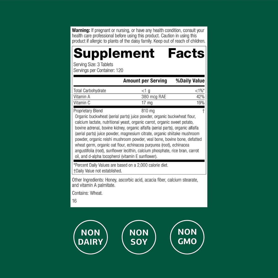 Standard Process Cataplex A-C-P Suplemento dietético saludable para...