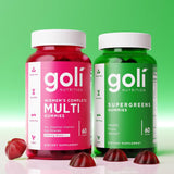 Goli Supergreens Gomitas con probióticos - Extracto de hoja de alca...