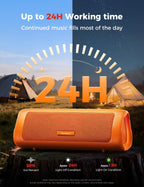 Altavoz Bluetooth, sonido HD de 20 W, inalámbrico portátil, IPX5 impermeable, hasta 24 horas de reproducción, emparejamiento TWS, para hogar, fiesta, exterior, campamento, playa, artículos
