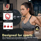 HAOYUYAN Auriculares inalámbricos, auriculares Bluetooth deportivos...
