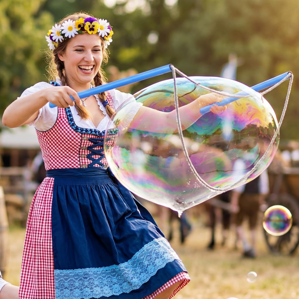 8 varitas de burbujas gigantes, varitas de burbujas grandes, fabricante de burbujas gigante, varita de burbujas grande, fabricante de burbujas grande para adultos, regalos de fiesta, solución de burbujas no incluida
