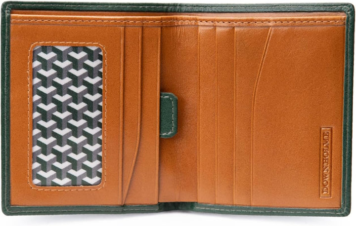 Downholme Billetera de Cuero Bifold con Silueta Delgada para Hombre...