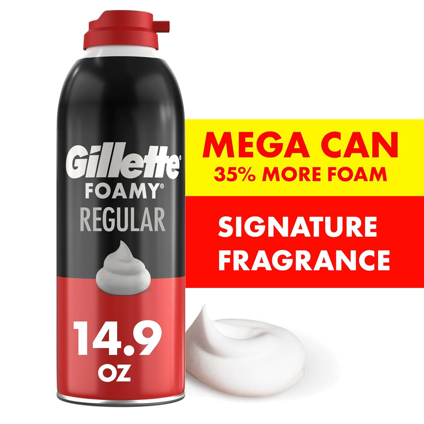 Gillette Espuma de Afeitar Clásica Foamy para Hombres, Protección C...