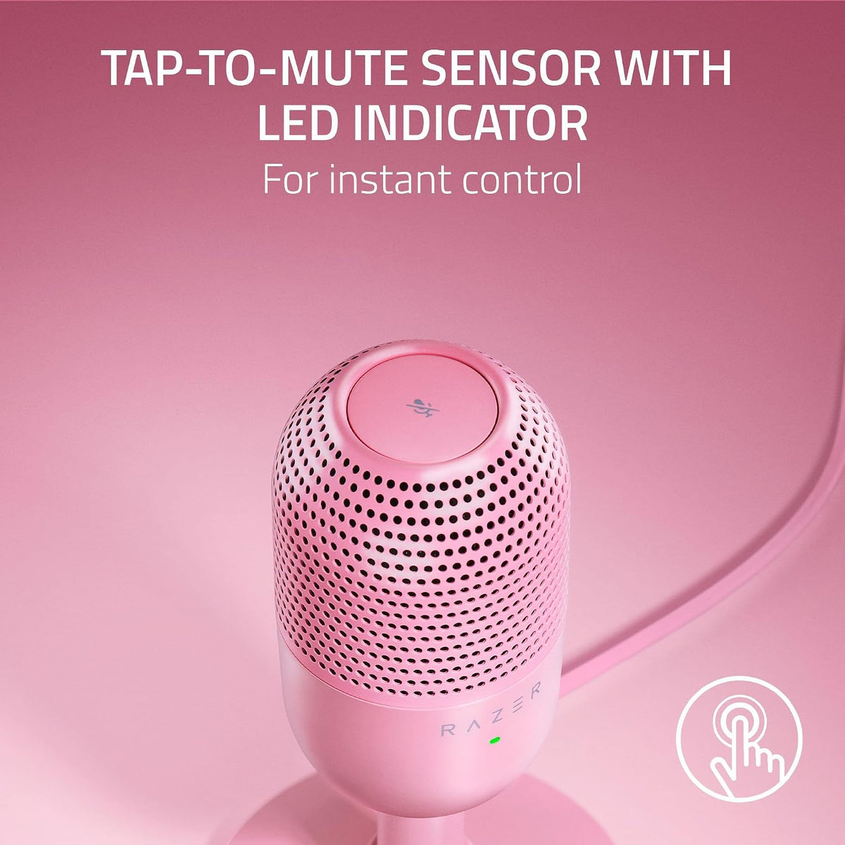Razer Seiren V3 Mini micrófono USB, micrófono condensador supercardioide