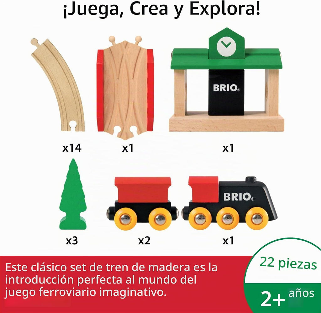 Tren, estación y pista de Brio
