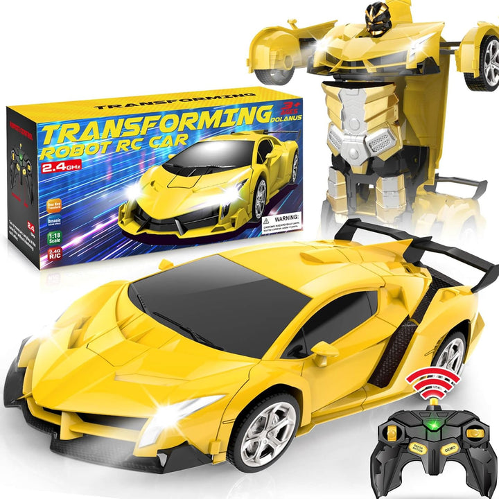 Dolanus Coche de Control Remoto - Transform Robot Coches RC, Juguet...