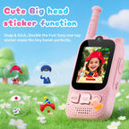 Walkie Talkies de video para niños, paquete de 2 unidades Facetime Wakey