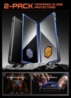 SUPCASE Funda para Galaxy Z Fold 8 Ultra, pantalla de vidrio y privacidad