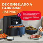 Instant Pot Vortex - Freidora de aire XL de 6 cuartos de galón, funciones 4 en 1 que hace crujiente, asa, recalienta, hornea para comidas rápidas y fáciles, más de 100 recetas en la aplicación, es