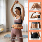 Aro de Fitness Pesado Infinity Utilizable Desmontable Silencioso de 47 Pulgadas, 24 Nudos