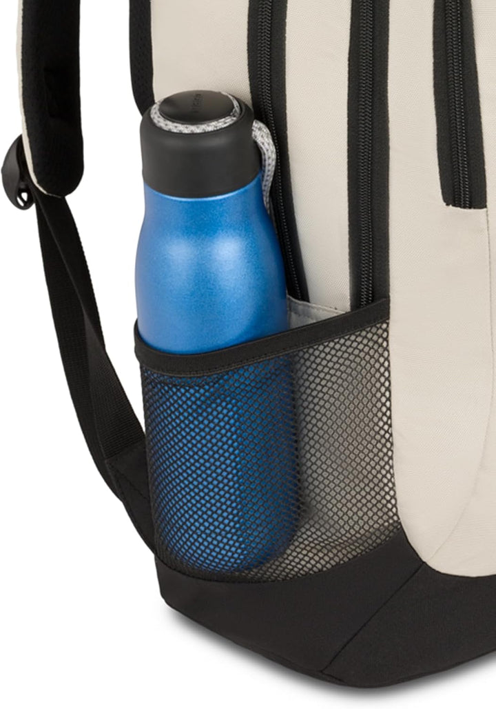 SwissGear - Mochila para laptop Cecil 5505, Crema\/Negro