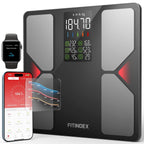 FITINDEX - Báscula inteligente para peso corporal, grasa corporal, Bmi