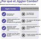 TalkTools Jiggler - Herramienta motora oral para niños, masajeador facial oral, conciencia sensorial para mandíbula y labios, vibración calmante para habla y alimentación, dragón y rana, juego de 2