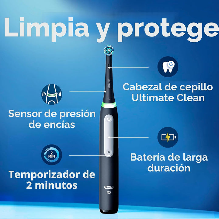 Oral-B iO Deep Clean - Cepillo de dientes eléctrico recargable, col...