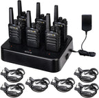 Retevis RT68 Business FRS Walkie Talkies de largo alcance con auriculares