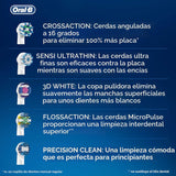 Oral-B CrossAction - Juego de 8 cabezales de repuesto para cepillo...