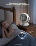 Dreo Ventilador para dormitorio, ventiladores circuladores de aire...