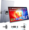 Monitor portátil inalámbrico, 15.6" 1080P IPS TV del coche para el