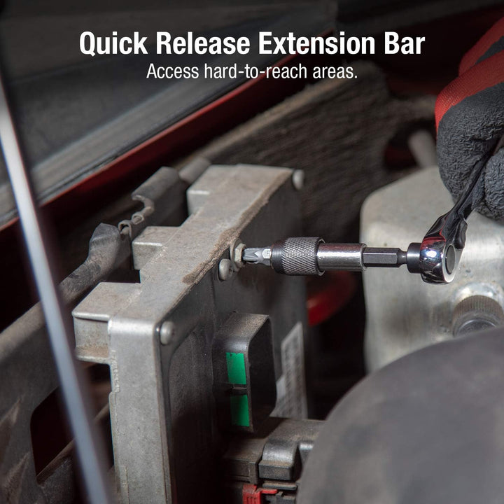 Sunex 9726 - Juego de mini trinquete y brocas, brocas S2 de 1\/8 de...