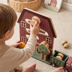 Lehoo Castle Juguetes Montessori de madera para niños de 1 año, juguete de