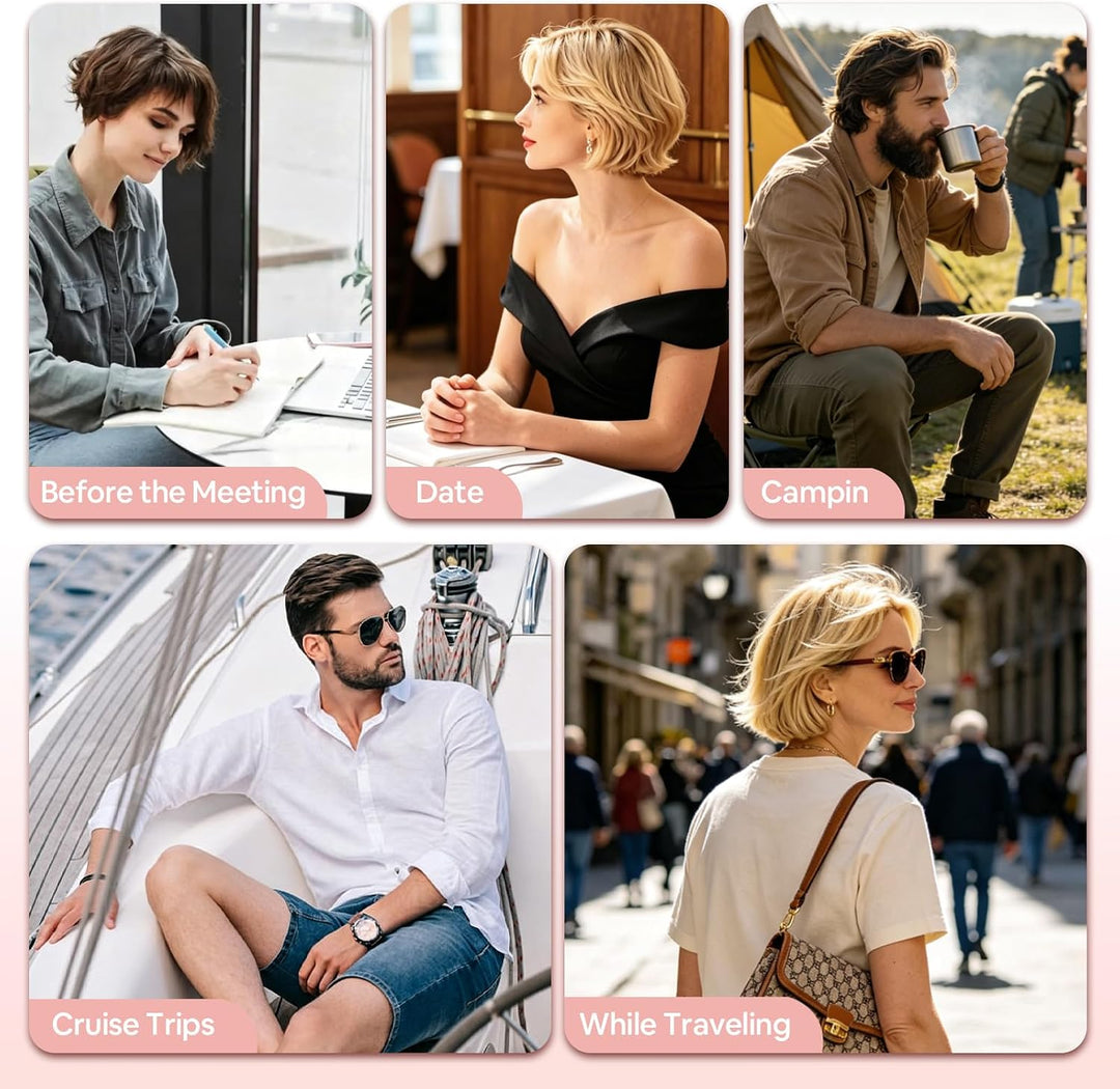 SUNMAY Mini plancha plana inalámbrica, 3\/10 pulgadas, plancha plan...