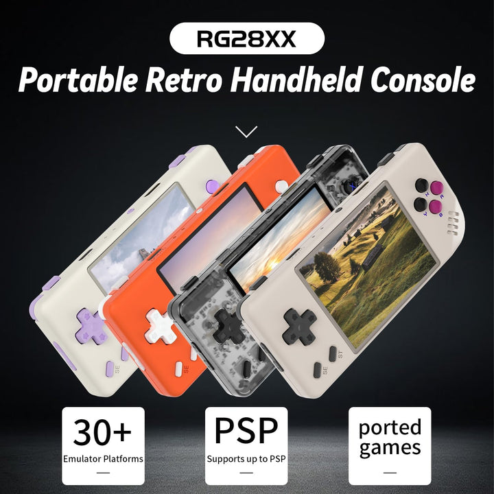 RG28XX Juego Portátil Retro con Sistema Linux, Pantalla IPS de 2.83...