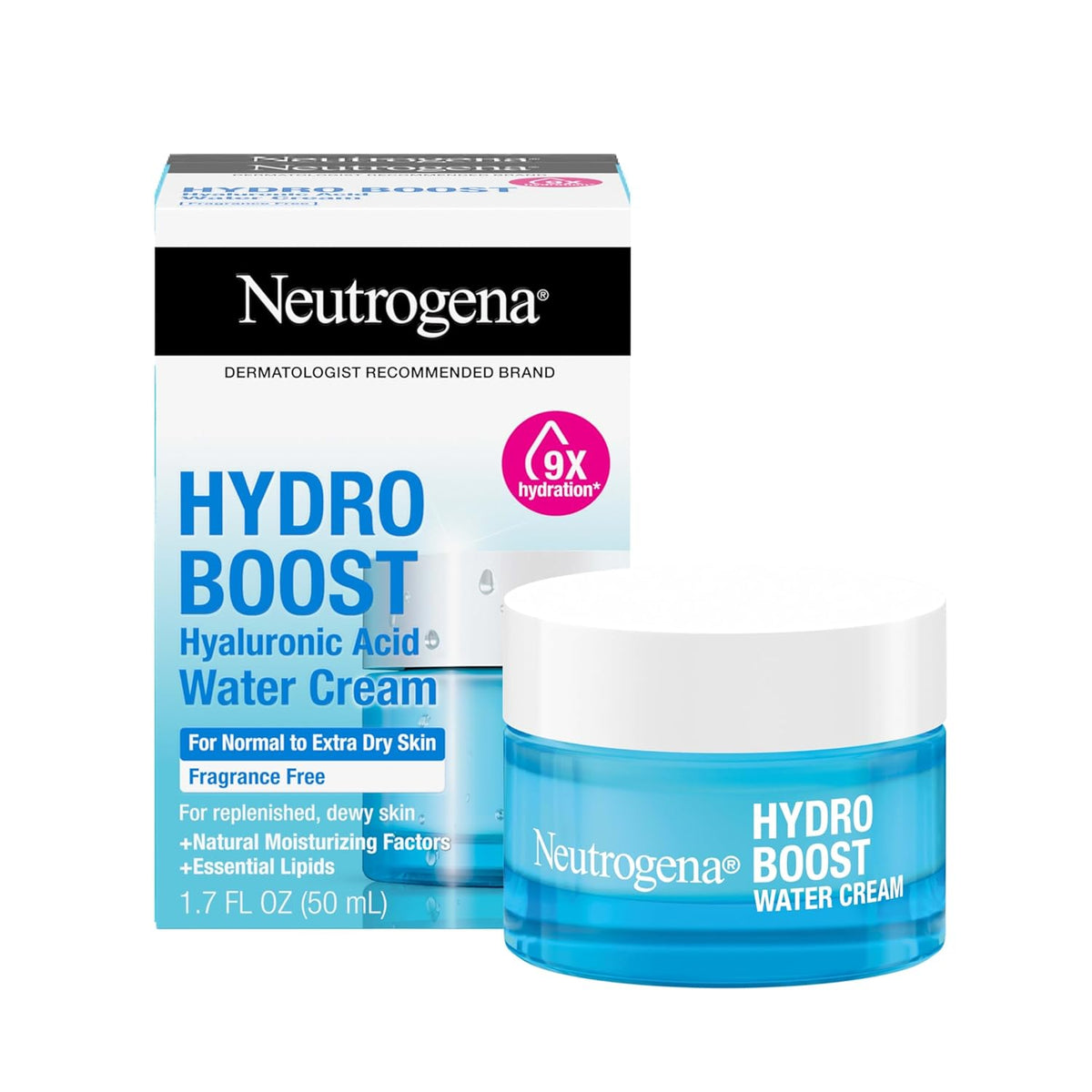 Neutrogena Hydro Boost - Crema de agua, hidratación de 72 horas par...