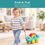 Montessori - Juguete apilable para niños pequeños de 18 a 36 meses, juguetes apilables Montessori 2 en 1, juguete de aprendizaje sensorial para autismo con 6 arcos de anidación, regalos de bebé