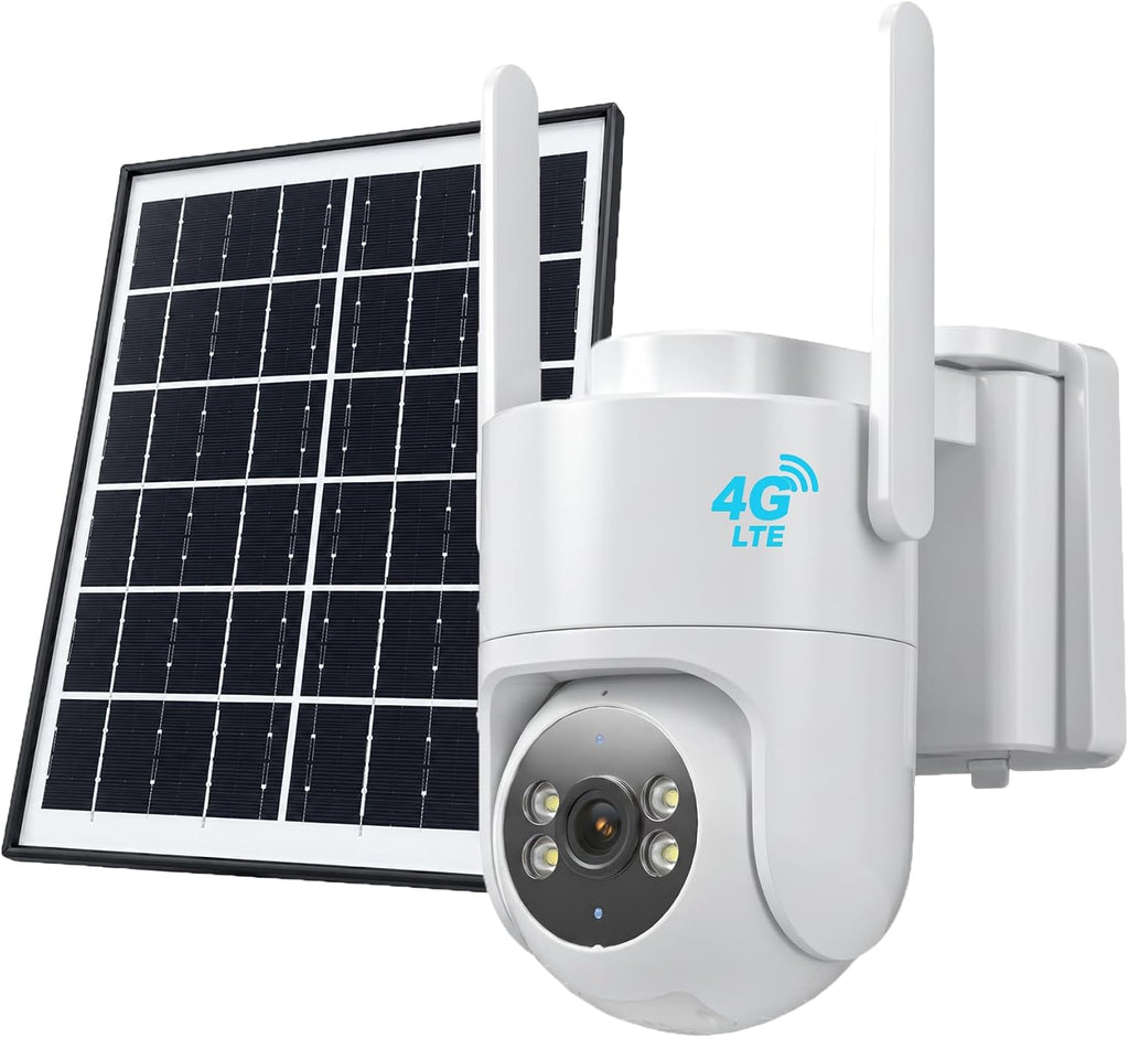 Cámara de seguridad celular de Luna 4G LTE, cámara al aire libre
