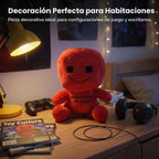Peluche azul de 8 pulgadas, almohada de personaje rellena, apta para decoración del hogar, regalo coleccionable, perfecta para entusiastas de los videojuegos, niños y adultos.