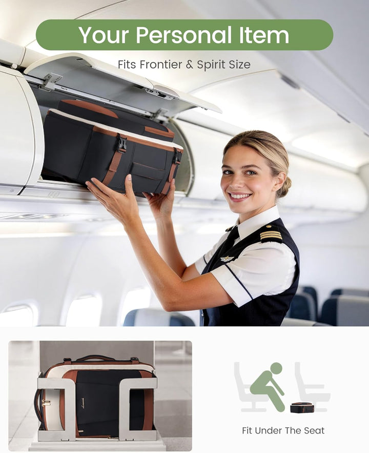 LOVEVOOK Mochila de viaje de 40 L para mujeres y hombres, mochila d...