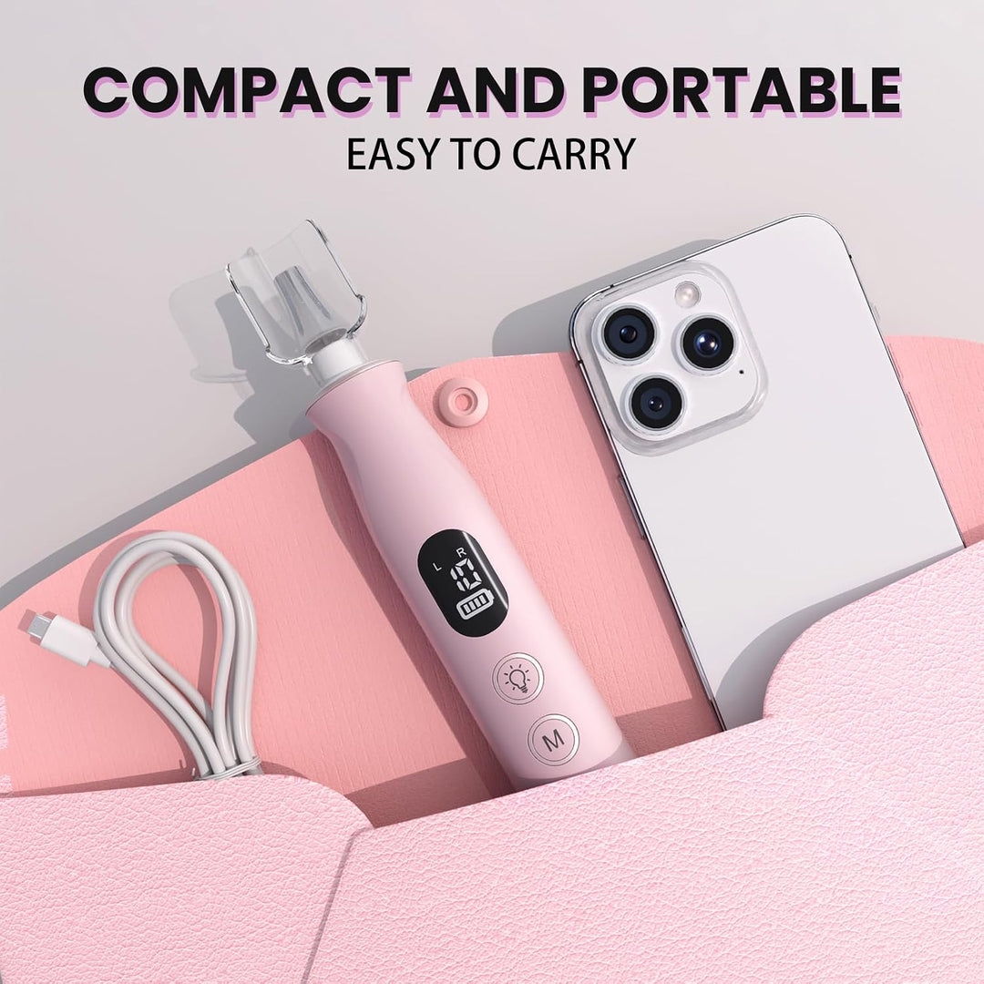 Taladro de uñas eléctrico, lima de uñas portátil recargable inalámb...