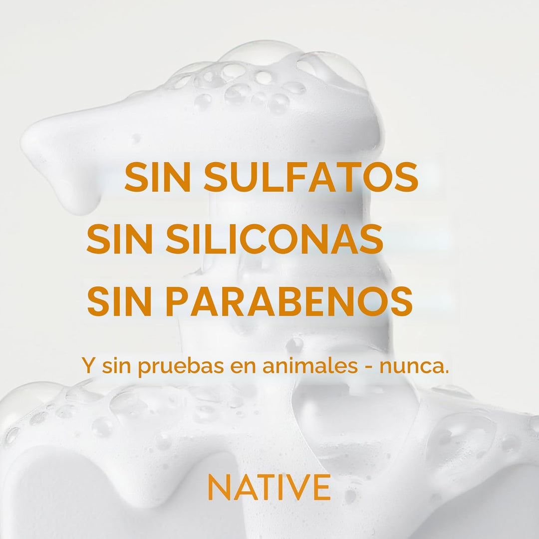 Native El champú y el acondicionador contienen ingredientes derivad...