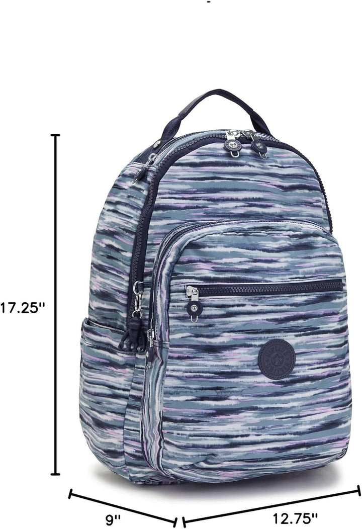 Kipling Mochila para portátil Seoul 15 para mujer, duradera, espaci...